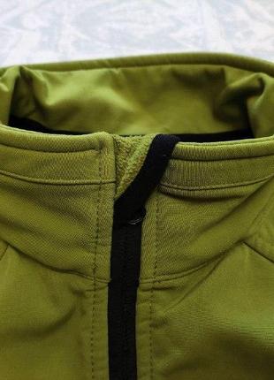 Термокуртка на флісі switcher softshell фісташкова термовітровка2 фото