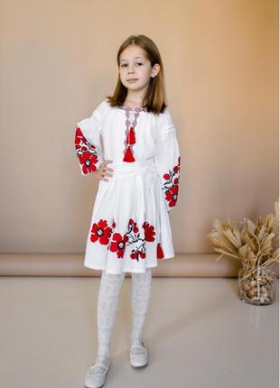 Вышиванка вышитое платье в стиле бохо вишиванка вишита сукня для дівчинки