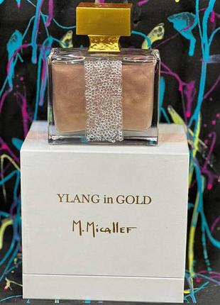 Женская парфюмированная вода m. micallef ylang in gold 100 мл (original quality)2 фото
