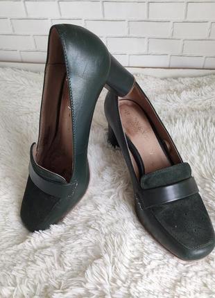 Зелені туфлі, класичні туфлі1 фото