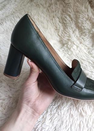 Зелені туфлі, класичні туфлі2 фото