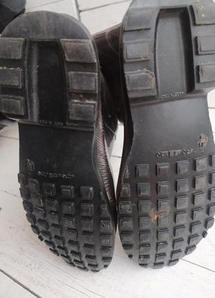 Теплые утепленные итальянские резиновые сапоги гумовв чоботи 38р5 фото