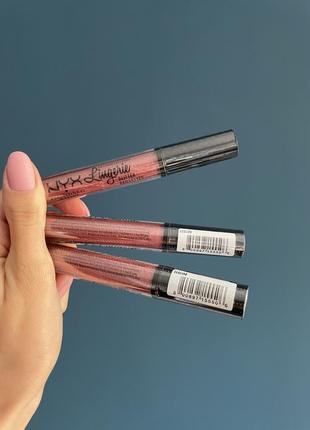 Блиск для губ nyx lip lingerie glitter