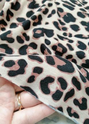 ⛔ футболка топ топік принтеріо принт лео леопард віскоза шалено приємний ніжний до тіла необроблени4 фото