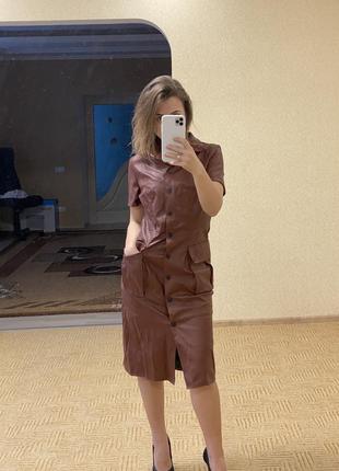 Плаття з еко-шкіри нове