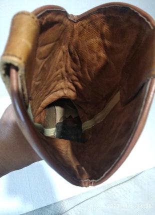 Коричневі шкіряні ковбойські сапоги 41 розміра6 фото