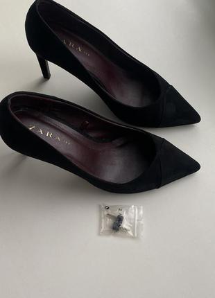 Жіночі чорні туфлі  zara4 фото