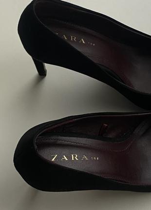 Жіночі чорні туфлі zara2 фото