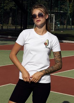 Футболка жіноча з принтом авокадо