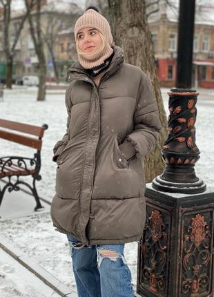 Зимняя куртка пуховик ф.zara8 фото