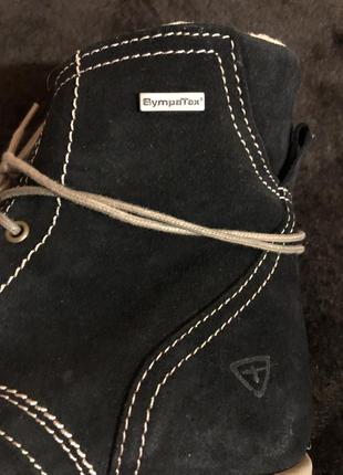 Ботинки теплые tamaris натуральная замша 24,5 см10 фото