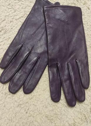 Кожаные перчатки marks&spencer.