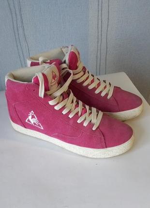 Кроссовки кеды хайтопы le coq sportif. оригинал! 39 р.2 фото