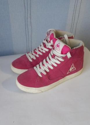 Кроссовки кеды хайтопы le coq sportif. оригинал! 39 р.3 фото