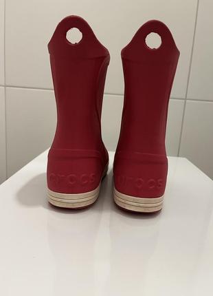 Резиновые сапожки crocs 2