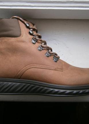Черевики ecco st.1 hybrid lite 837424 gore-tex натуральний нубук оригінал нові р.42 коричневі