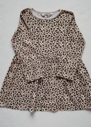 Сукня на дівчинку 3-4 роки леопардовий принт