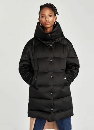 Пуховик оверсайз zara