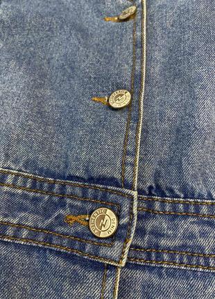 New look джинсовий сарафан сукня плаття комбенізон на ґудзиках7 фото