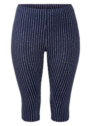 16-18 esmara прекрасные стильные хлопковые велосипедки лосины капри в крапинку