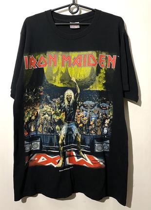 Футболка iron maiden мерч винтаж боксы slayer слейер powerwolf майка lordi 666 slipknot