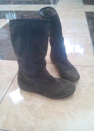 Замшеві чоботи tamaris