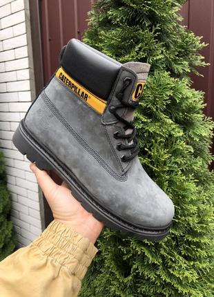 Зимові черевики caterpillar grey black yellow