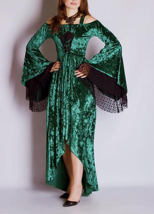 Сукня смарагдового кольору, зелена сукня на фотосесію3 фото
