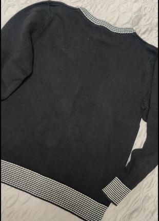 122-128 5-6 лет свитер детский черный с молнией5 фото