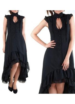 Шикарное готическое вампирское стимпанк платье jawbreaker3 фото