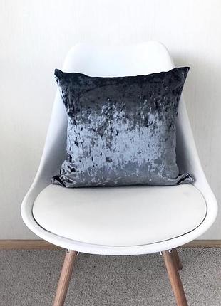 Подушка «dark gray velours»