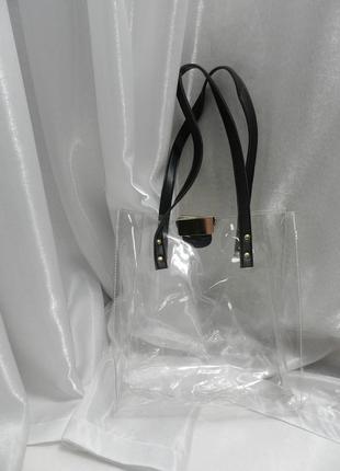 ⛔прозрачная сумка  поседневная и пляжная