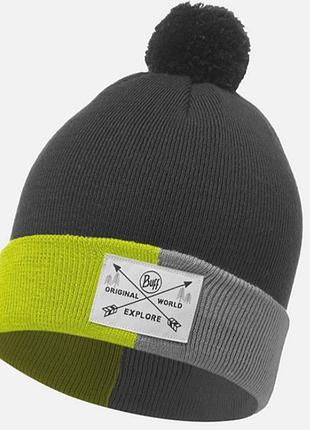 Підліткова двошарова унісекс шапка buff,100%акрил