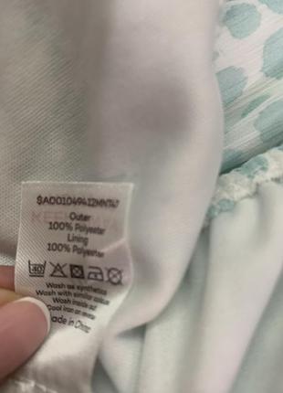 Нежная воздушная блузка bonmarche бело-голубой горошек размер 24/ 5xl- 6xl7 фото