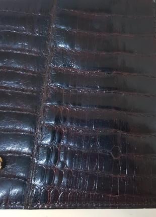 Сумка irv натуральна шкіра крокодила5 фото