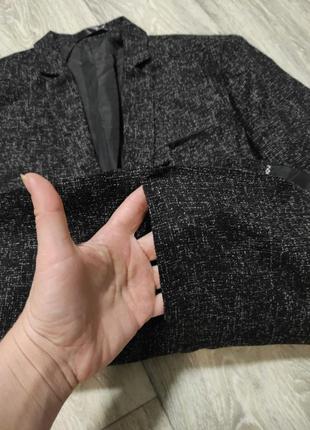 Удлиненный блейзер пиджак трендовый базовый классика7 фото