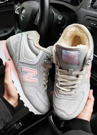 Жіночі кросівки new balance, зимові, хутро. женские зимние кроссовки