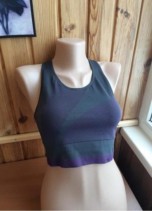 Спортивный топ спорт бесшовный борцовка фит фитнес