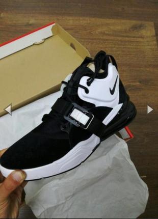 Кросівки оригінал nike air force 270 black/white2 фото