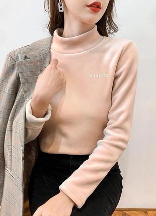 Гольф велюровий утепленний флісом1 фото