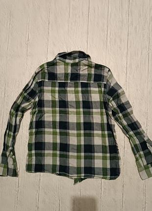 Рубашка h&m на 9-10 лет, р.140 2