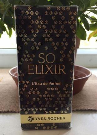 Yves rocher ив роше парфюмерная вода so elixir 50 мл3 фото