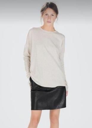 Базовий котоновий светр, джемпер zara knit