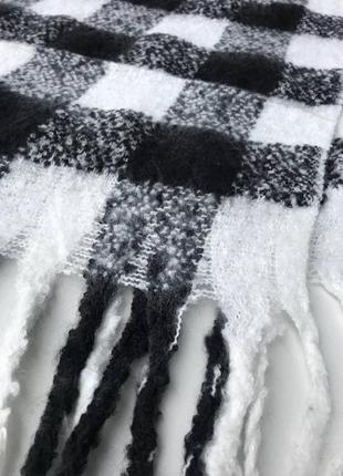 🖤🤍теплий базовий шарф /дреди ❄️3 фото