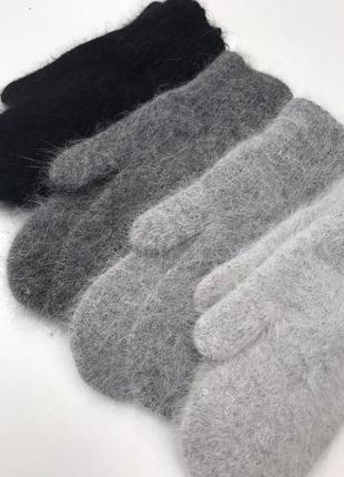 ❄️ангорові зимові  варіжки /рукавички 🏷