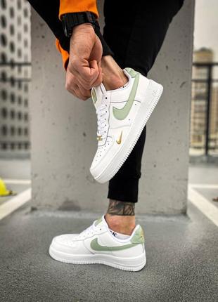 Кросівки nike air force 1 low 07 essential green5 фото