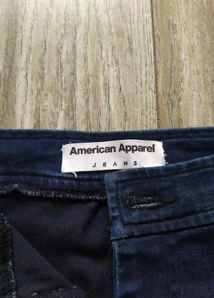 American apparel джинси індиго висока посадка4 фото