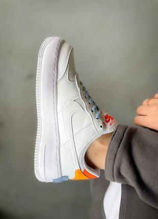 Кросівки nike air force 1 shadow white/orange9 фото