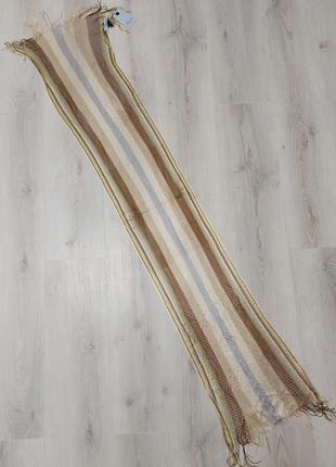 Blumarine шарф хустка сіточка сітчастий вязаний блумарін блумарин новий платок бахрома5 фото