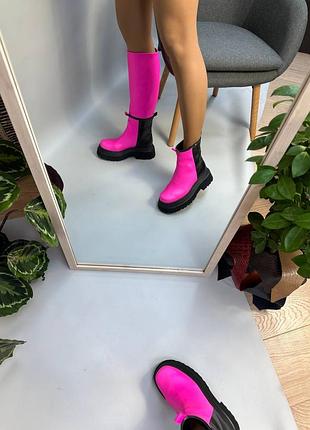 Эксклюзивные сапоги трансформеры натуральная кожа замша женские